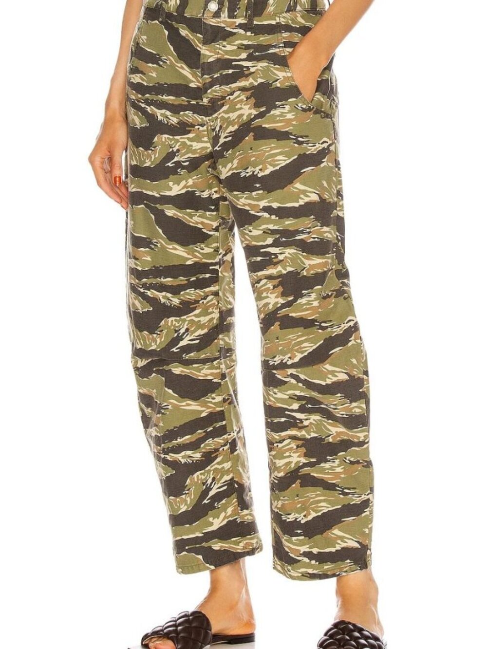 Nili Lotan Emerson Tiger Print Camouflage Pants 00